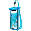FONKEN Capa à Prova D'Água com Visão Completa para Celular – Bolsa Transparente e Selada para Uso Subaquático, Neve e Chuva, Ideal para Natação e Proteção de Celulares Grandes