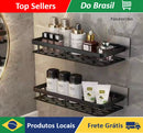 Prateleira Premium para Banheiro com Suporte para Shampoo