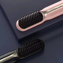 Mini escova alisadora de cabelo portátil sem fio USB