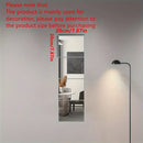 Conjunto de 4 adesivos de parede autoadesivos em acrílico espelhado - Azulejos decorativos flexíveis e sem vidro para decoração de casa e casamento.