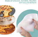 Molde de resina para mesa, redondo de 35,5 cm (14 polegadas), em silicone epóxi, ideal para mesas com efeito rio, artesanato, tábuas de corte e decoração de mesa.