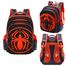 Mochila e estojo de aranha para escola infantil, ideal para meninos do ensino fundamental. Mochila impermeável com estampa de aranha.