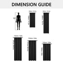 Cortina blackout 100% com bolso para varão, ideal para sala de estar, quarto, cozinha e janelas. Perfeita para sala de estar.