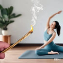 Incenso Palo Santo Natural em Varetas com Alto Teor de Óleo para Aromaterapia em Ambientes Fechados, Refrescante para a Respiração e Meditação - 10 unidades