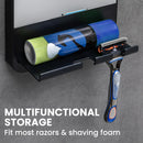 Espelho de Chuveiro TAILI Antiembaçante para Barbear com Suporte para Lâmina de Barbear, Espelho de Chuveiro com Ventosa Antiembaçante, Removível e à Prova de Ferrugem para Banheiro