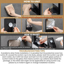 Espelho de Chuveiro TAILI Antiembaçante para Barbear com Suporte para Lâmina de Barbear, Espelho de Chuveiro com Ventosa Antiembaçante, Removível e à Prova de Ferrugem para Banheiro