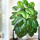 Planta artificial Monstera deliciosa (Pothos, Alocasia) de 103 cm com folhas, ideal para decoração festiva de casa e escritório.