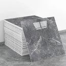 Conjunto de 10 adesivos de azulejo cerâmico 3D impermeáveis, imitação de mármore, autoadesivos para parede e piso, ideais para decoração e reforma residencial.