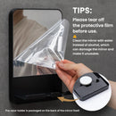 Espelho de Chuveiro TAILI Antiembaçante para Barbear com Suporte para Lâmina de Barbear, Espelho de Chuveiro com Ventosa Antiembaçante, Removível e à Prova de Ferrugem para Banheiro