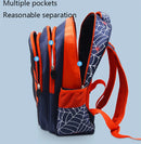 Mochila e estojo de aranha para escola infantil, ideal para meninos do ensino fundamental. Mochila impermeável com estampa de aranha.