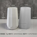 Molde de silicone para vaso redondo listrado, molde para fundição de gesso, resina epóxi, pote de vela, molde cilíndrico para decoração de casa, caixa de armazenamento DIY, artesanato.