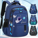 Mochila Infantil Escolar para Meninos com Tema de Astronauta, Impermeável e Ideal para Livros do Ensino Fundamental.