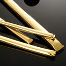 Conjunto de talheres de aço inoxidável 6/30 peças, incluindo faca de bife de alta qualidade, garfo e colher de sobremesa, ideal para banquetes em restaurantes e festas.