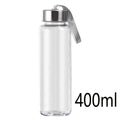 Garrafa de água transparente de plástico, 300/400/500ml, copo portátil para beber água, ideal para esportes, chá e café, garrafa de água infantil para escola.