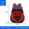 Mochila e estojo de aranha para escola infantil, ideal para meninos do ensino fundamental. Mochila impermeável com estampa de aranha.