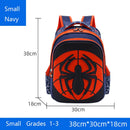 Mochila e estojo de aranha para escola infantil, ideal para meninos do ensino fundamental. Mochila impermeável com estampa de aranha.