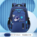 Mochila Infantil Escolar para Meninos com Tema de Astronauta, Impermeável e Ideal para Livros do Ensino Fundamental.