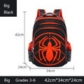 Mochila e estojo de aranha para escola infantil, ideal para meninos do ensino fundamental. Mochila impermeável com estampa de aranha.