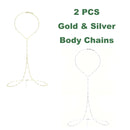 Corrente de cintura sexy com contas, ajustável, para biquínis, festivais e verão. Acessório perfeito para praia e verão. Joia corporal para mulheres.