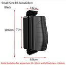 Nova escova magnética flutuante para aquário, ideal para limpar vidros e remover algas. Raspador e escova de limpeza para aquários.