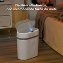 Lixeira com sensor automático, lixeira para reciclagem de banheiro, lixeira automática, lixeira para cozinha, lixeira inteligente com sensor de 12 litros