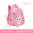 Mochila Infantil Rosa com Gatinho Fofo para Escola Infantil, Mochila Impermeável para Meninas, Estudantes e Adolescentes.