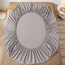 Lençol de baixo 100% algodão com elástico, antiderrapante e ajustável para colchões de solteiro, casal, king e queen size, 140/160/200 cm.