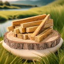 Incenso Palo Santo Natural em Varetas com Alto Teor de Óleo para Aromaterapia em Ambientes Fechados, Refrescante para a Respiração e Meditação - 10 unidades
