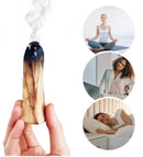 Incenso Palo Santo Natural em Varetas com Alto Teor de Óleo para Aromaterapia em Ambientes Fechados, Refrescante para a Respiração e Meditação - 10 unidades