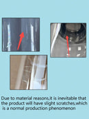 Garrafa de água transparente de plástico, 300/400/500ml, copo portátil para beber água, ideal para esportes, chá e café, garrafa de água infantil para escola.