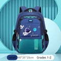 Mochila Infantil Escolar para Meninos com Tema de Astronauta, Impermeável e Ideal para Livros do Ensino Fundamental.