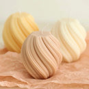 Molde de silicone 3D giratório para vela pilar, molde geométrico ondulado para cera de vela, molde para sabonete de arte abstrata DIY, molde de gesso para artesanato doméstico.