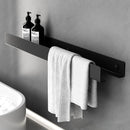 Organizador de banheiro em liga de alumínio com suporte para toalhas e espelho, sem necessidade de furar a parede, prateleira para armazenamento em lavabo e bancada.