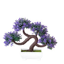 Plantas Artificiais Decorativas em Vaso, Bonsai, Pequena Árvore em Vaso, Planta Falsa em Vaso para Jardim Zen, Ornamentos para Mesa, Decoração de Casa e Ambientes