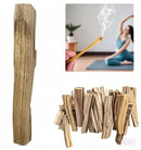 Incenso Palo Santo Natural em Varetas com Alto Teor de Óleo para Aromaterapia em Ambientes Fechados, Refrescante para a Respiração e Meditação - 10 unidades