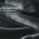 Manta de flanela macia e quente para primavera/inverno, ideal para sofá ou cama, em cores sólidas como azul e preto, feita de fleece coral.