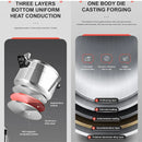 Panela de pressão profissional de alumínio resistente, à prova de explosão, de 3L/5L/7L, para fogão a gás.