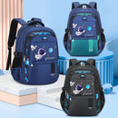Mochila Infantil Escolar para Meninos com Tema de Astronauta, Impermeável e Ideal para Livros do Ensino Fundamental.