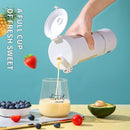 Novo liquidificador portátil para sucos, shakes e smoothies, 700ml, resistente, com lâminas de aço, 2 em 1, para preparar smoothies.