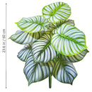 Planta artificial Monstera deliciosa (Pothos, Alocasia) de 103 cm com folhas, ideal para decoração festiva de casa e escritório.